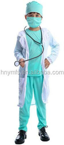 As crianças extravagantes medicam Costume Medical Costumes esfregam uniformes