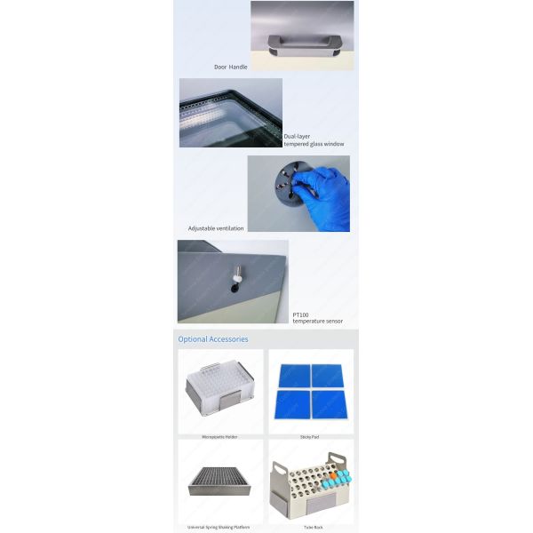 300RPM Refrigerated Orbital Linear Laboratory Shaker Incubator HS-4021 with 25mm Orbit