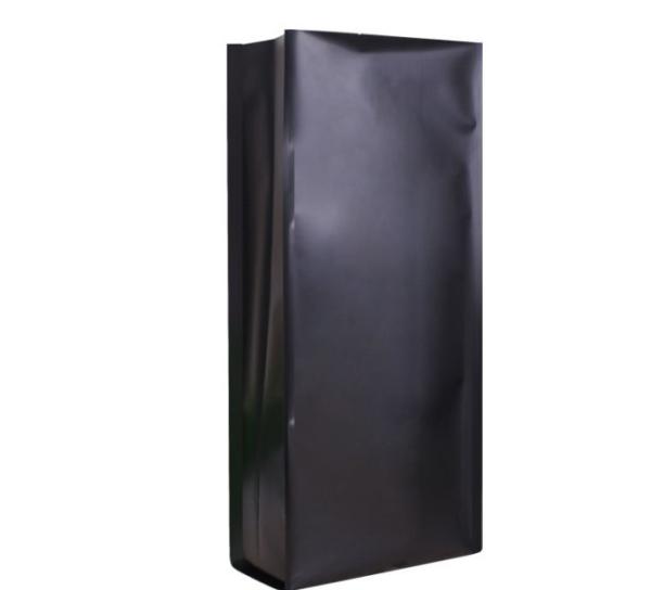 2.5KG Eight Side flat bottom stand up White aluminum foil Flat  Coffee pouches with Valve