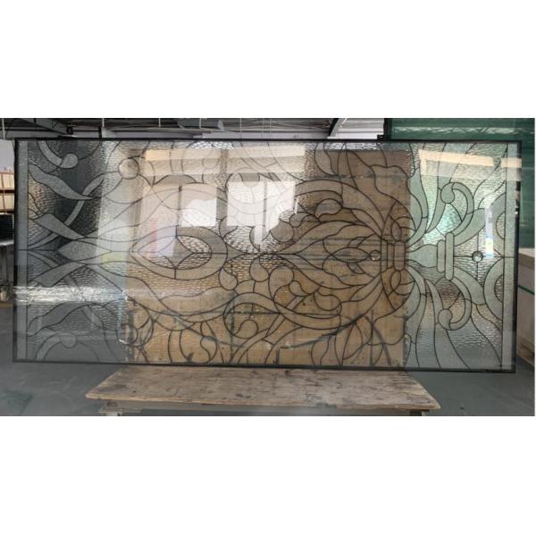 25mm прокатали двойные и тройные застекленные панели французской двери Windows декоративные освинцованные стеклянные