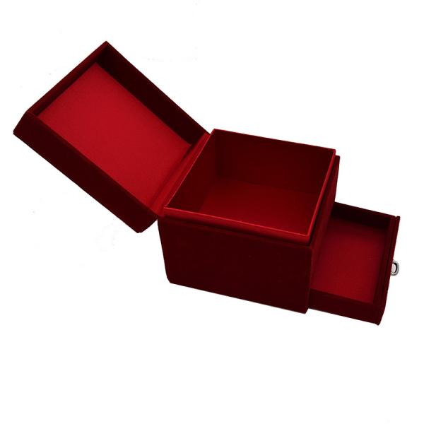 Luxury Necklace Pendant Jewelry Gift Box Set For Weddings cmyk printing ODM
