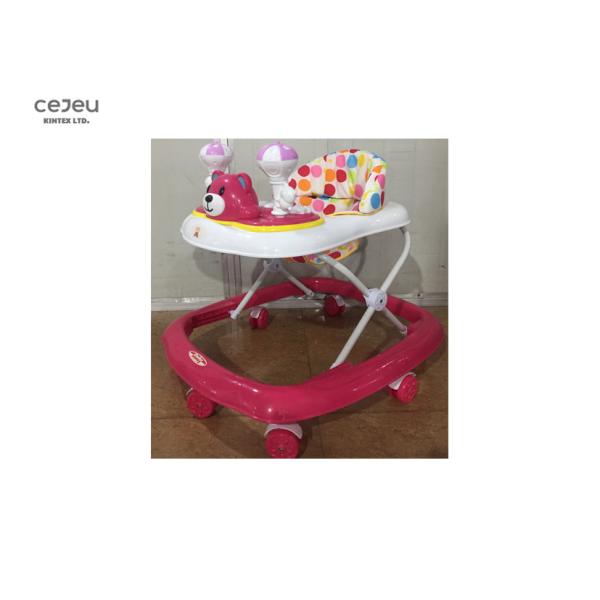 Bear Toys Design Baby Foldable Walker With Music Box 67*60*57CM