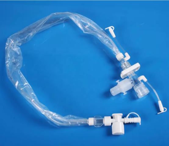Transparent PVC PE Surgical Closed Suction Catheter 14fr Closed Suction Tube