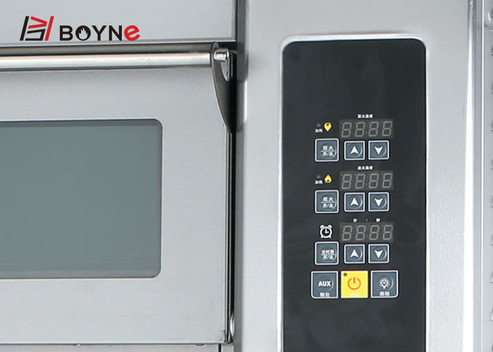 Нержавеющая сталь печи подносов двойного слоя 4 электрическая для касания компьютера пекарни