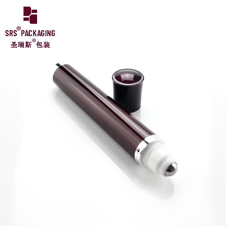 Cosmetic Mini Vibrating Massage Plastic Roller Bottle 10ml for Eye Serum