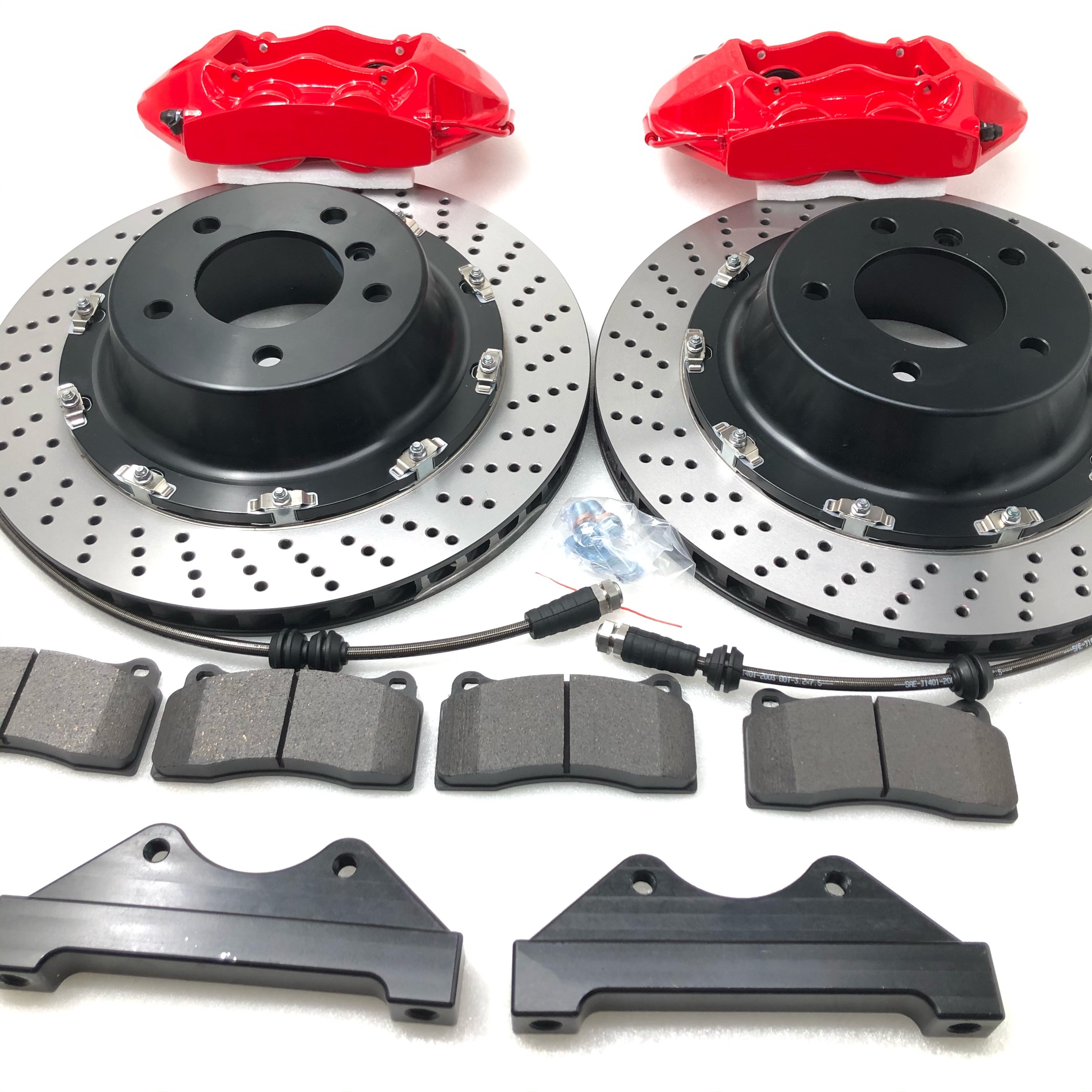 Kits de frein de pot de la voiture 4 de l'arrière HT250 pour le calibre Bell flottante 355*28mm de voitures