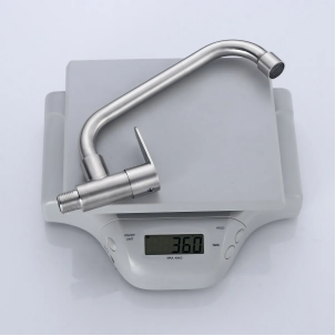 Chrome Finish Stainless Steel Kitchen Faucet Mixer With Hot Cold Water And Diverter