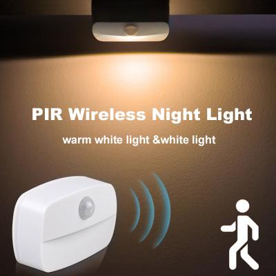 Energy Saving Wireless Smart LED Night Light Motion Sensor For Closet Bedroom