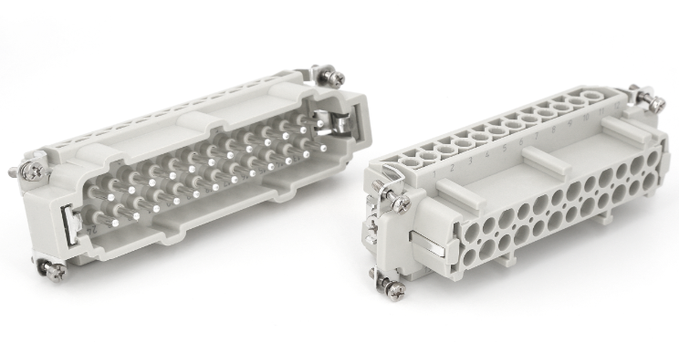 24Pin 16A Screw Terminal Heavy Duty Connector