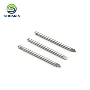 SHOMEA Customized Stainless Steel Solid Slotted Needle with Chamfer End