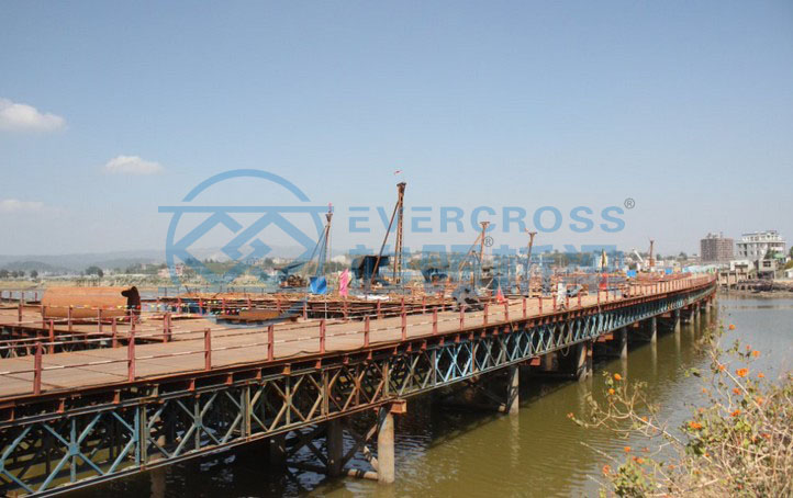 Платформа CNAS Steel Truss Bridge Bailey с тяжелой нагрузкой для продажи