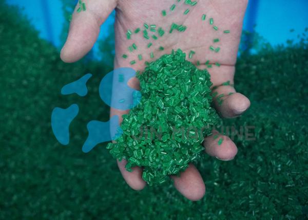150kg / H Recycled PET Flakes / PET Granulating Machine With 12 Months Warranty