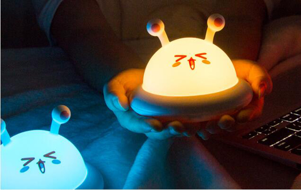 Rechargeable Cute Night Lamps LED Animal Night Light Colorful Silicone Night Light For Kids