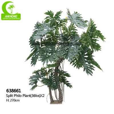 Toda a planta artificial do Dracaena da estação 270cm, planta de seda do Dracaena para ajardinar