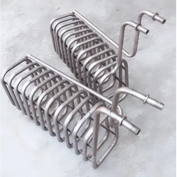 ASTM Seamless Tank Water Cooling Coil Polished For Water Cooler Exchanger 50mm