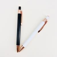 Classic Design Metal Ball Pen Press-Type Aluminum Ballpoint Pen Customized Logo