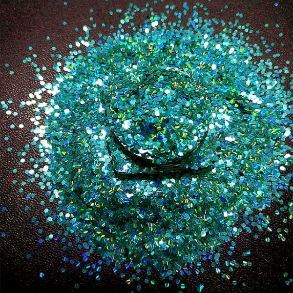 OEM/ODM Printing 1kg Bag Package Holographic Stripe Glitter Powder for Distribution and Bulk Orders