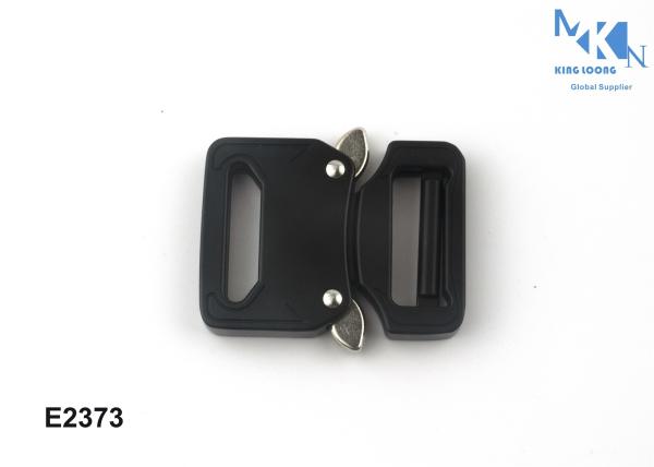 Black Metal Belt Buckle , Strong Bearing Outdoor Military Quickly Release Tactical Belt Cobra Buckle
