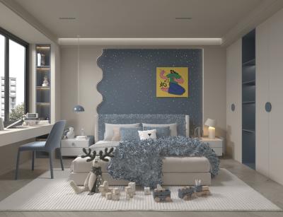 Antibacterial Texture Wall Paint 5kg Starry Sky Elegant Pure Color And Matte Luster