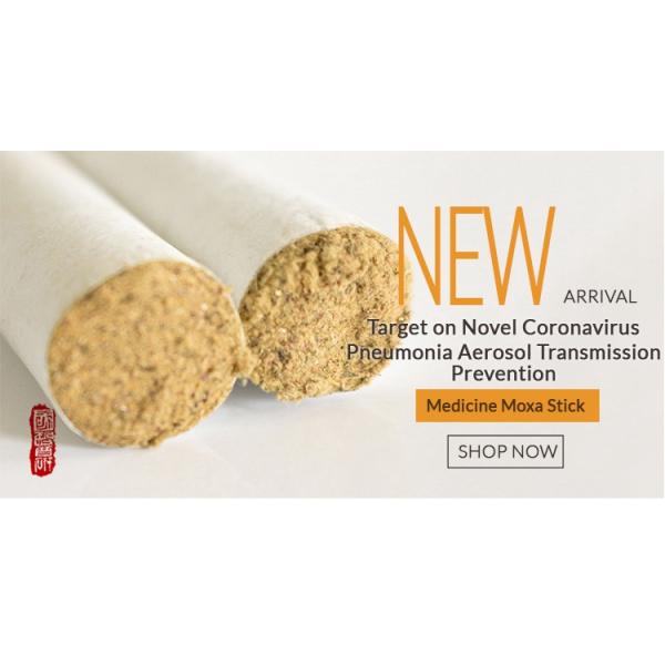 Chinese Herbal Medicine Pure Moxa Stick Smokeless and Natural for Moxibustion Therapy