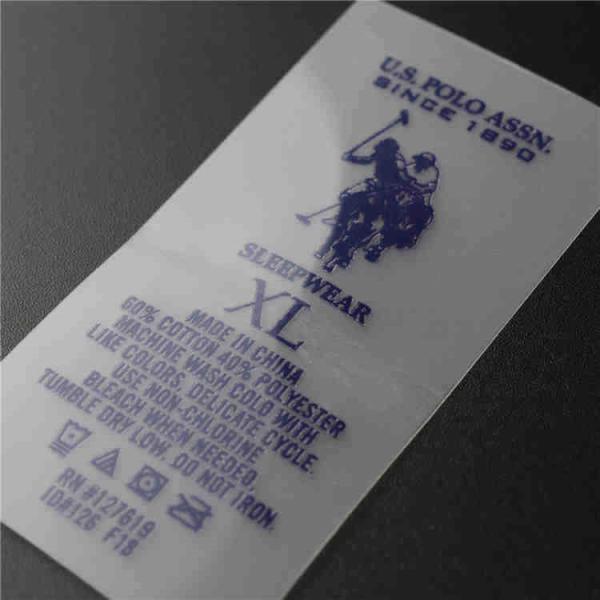 Nontoxic Heat Transfer Tagless Iron On Clothing Labels