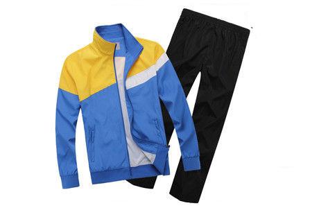 Jersey Fabric Youth Sports Uniforms , Waterproof Long Sleeve School Sports Apparel