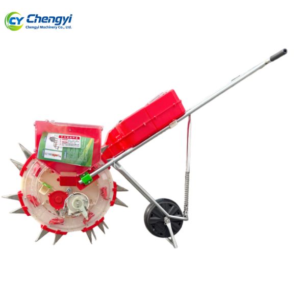 Handheld Plant Sower Manual Seed Sower with Adjustable Seed Spacing Stainless Steel Material and Lightweight Portable Design