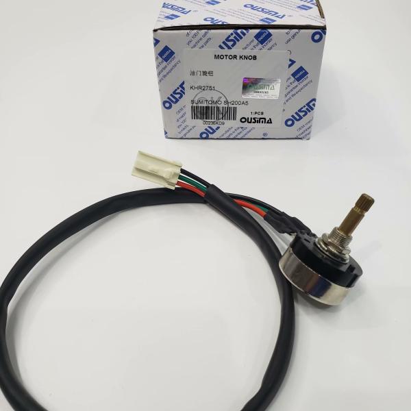 KHR2751 Excavator Throttle Motor , SH200A5 SH280-2 SH200 Sumitomo Excavator Parts