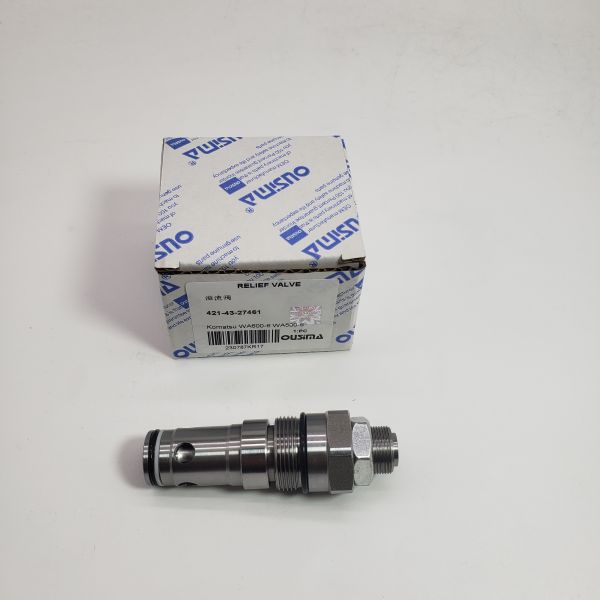 Excavator Relief Valve 421-43-27461 For KOMATSU WA600-6 WA500-6