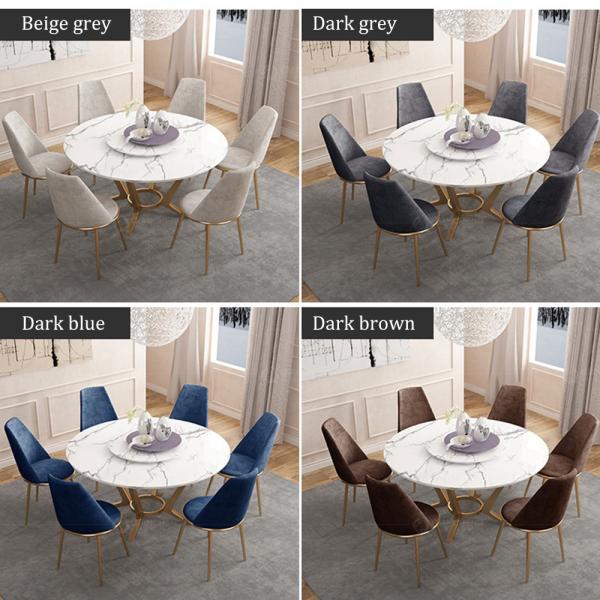 Высококачественные подгонянные обеденные столы seater цвета 6 роскошные мраморные