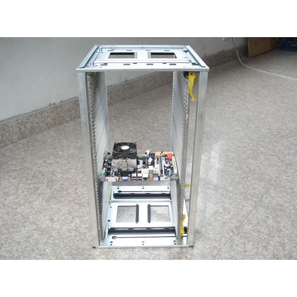 Talla 355 estática anti del estante del metal de la revista del ESD SMT de la aleación de aluminio * 320 * 563 milímetros