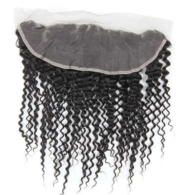 Fechamento grosso do laço do cabelo humano, fechamento frontal do laço brasileiro com cabelo do bebê