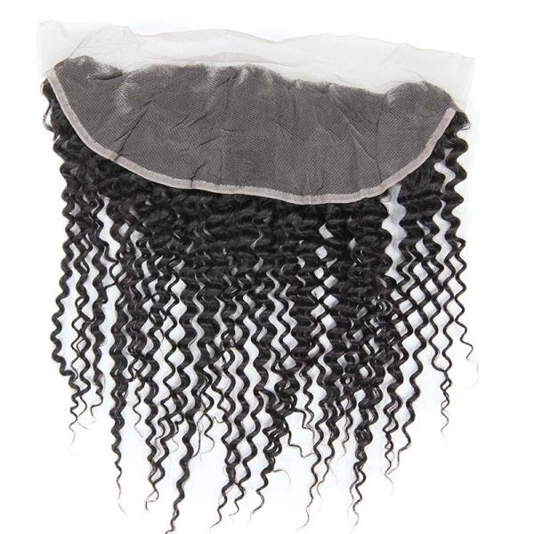 Fechamento grosso do laço do cabelo humano, fechamento frontal do laço brasileiro com cabelo do bebê