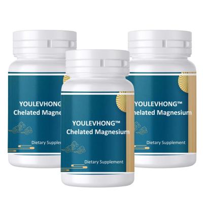 Non GMO Chelated Magnesium Supplement for Vegetarians and Vegans Promotes Heart and Bone Health
