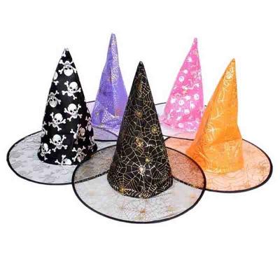 38*35cm Childrens Halloween Decorations Custom Halloween Party Witch Hats