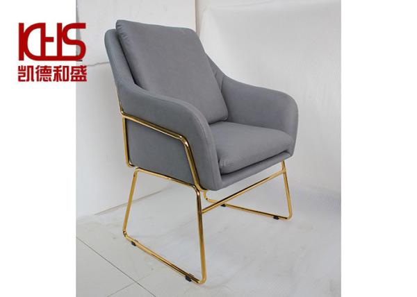 150kg Grey Leather Dining Chairs High End Luxury Italian Restaurant Chair