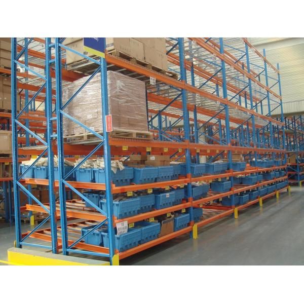 OEM Heavy Duty Adjustable Metal Shelves , Customized Warehouse Stacking Racks