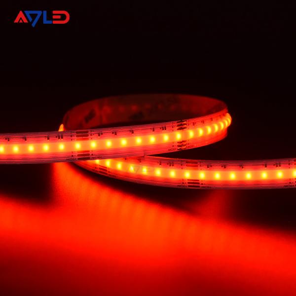 Custom COB RGB Dimmable Flexible LED Strip Light For Kitchen Cabinet Colour Changing