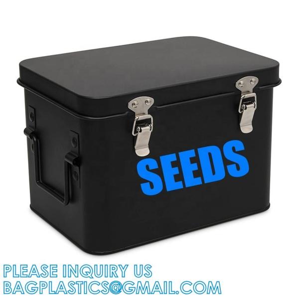 Plastic Seed Storage Box, Seeds Storage Organizer Container, Flower Seeds,Vegetable Seeds, Clover Seeds, Basil Seeds