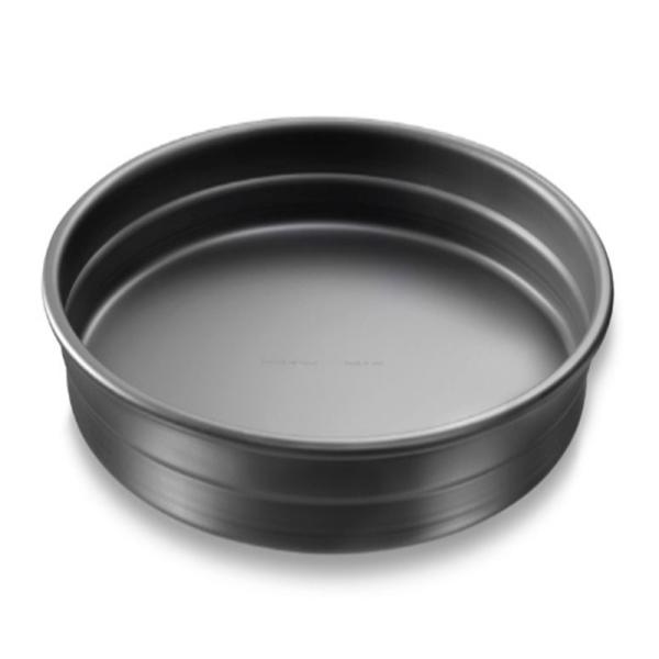Panela de pizza RK Bakeware China Foodservice NSF Redondo Profundo Anodizado Prato de Alumínio