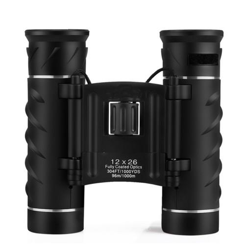12X26 Day Night Vision Binoculars Opera Glasses Compact Folding Travel Mini Size