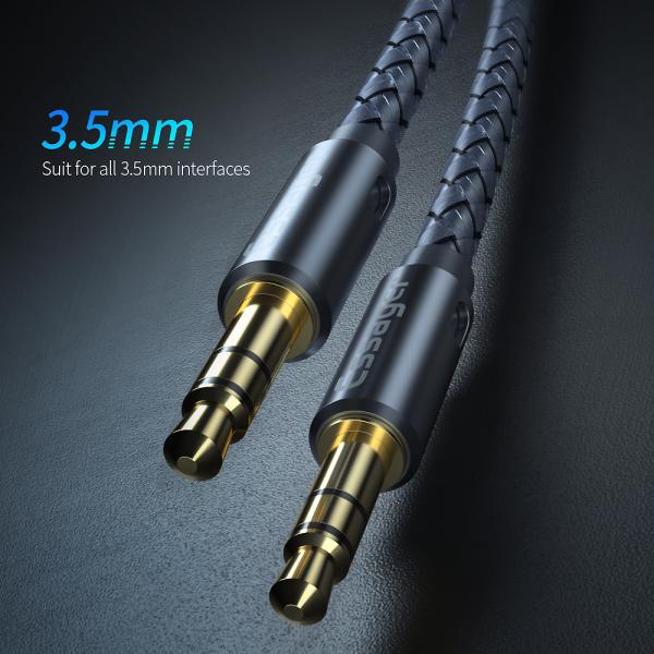 Car Headphone Adapter Aux Speaker Wire 3.5mm Jack Audio Cables Male Jack To Jack For Samsun