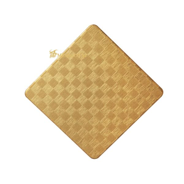 SUS 304 201 316L Hairline Etched Stainless Steel Sheet Width 1500mm