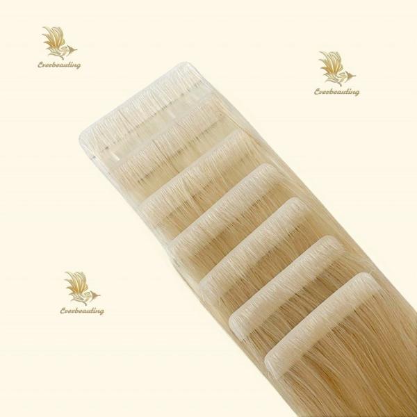 Russian Hair Blonde Virgin Remy Human Tape in Hair Extensions Perfect for All Occasions
