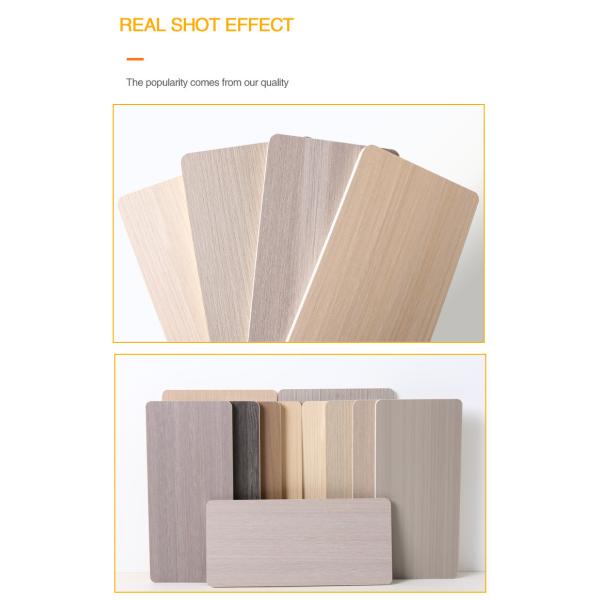 Panneaux en bois de placage en bois de grain de charbon de bois d'administration de panneau en bambou de mur