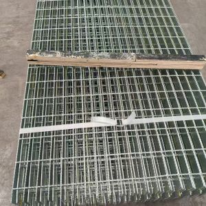 A strong and durable steel grating with fire resistance and effective skid resistance