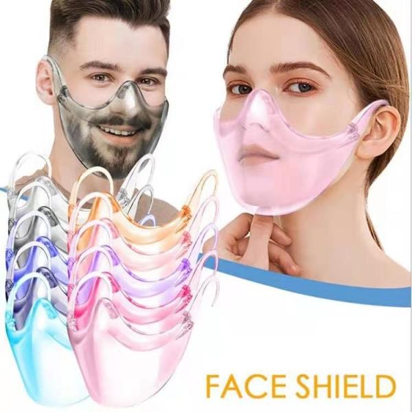 2021 New Design Adult Plastic Protective Transparent Safety  Face Shield For Sale