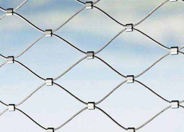 7X 19 Ferrule Cable Mesh Customized Wire Diameter Mesh Size