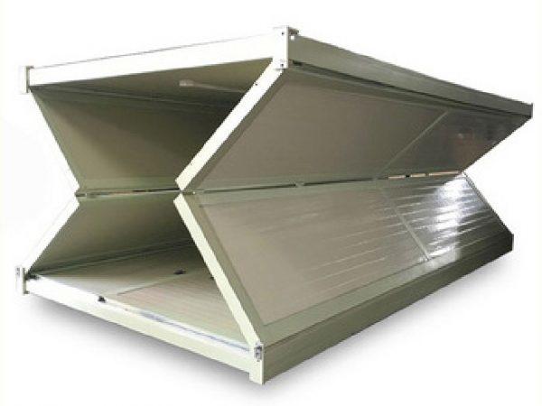 Casa contenedor plegable Estructura de acero Edificio prefabricado