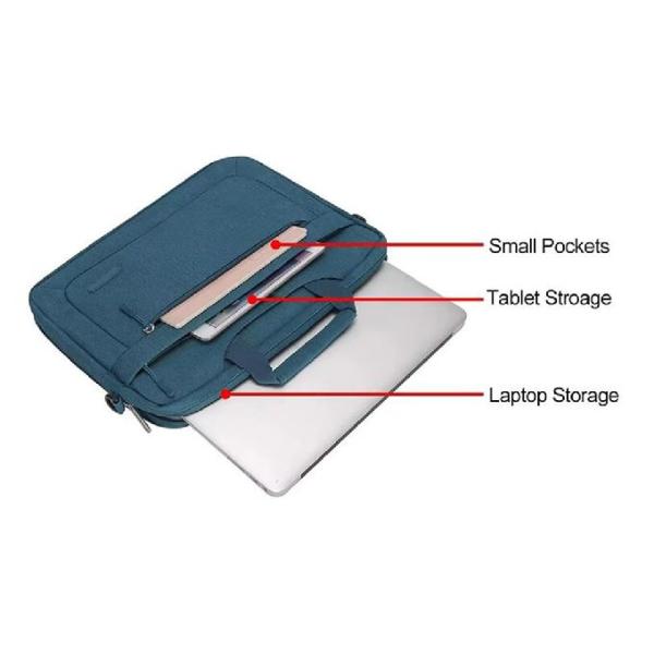 Laptop Sleeve Water-Resistant Computer Case Portable Carrying Bag For Business Briefcase